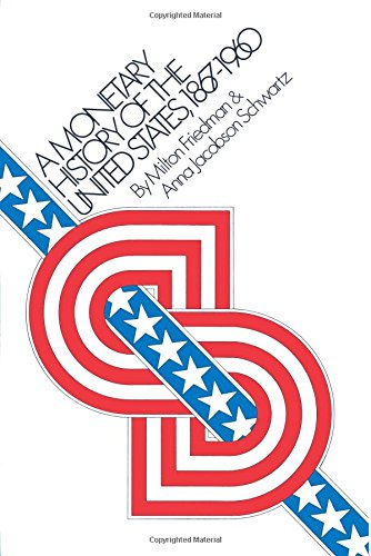 Book cover with red, white, and blue dollar sign and title "A Monetary History".