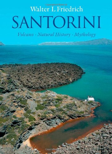 Book cover with a coastal view of Santorini’s volcanic landscape.
