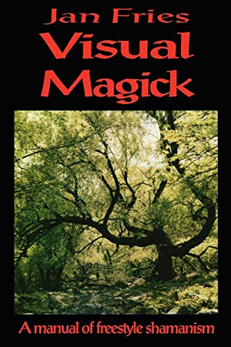 Book cover: "Visual Magick" with a forest scene and red text.