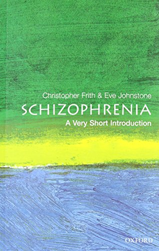 Book cover for "Schizophrenia: A Very Short Introduction" with abstract art.