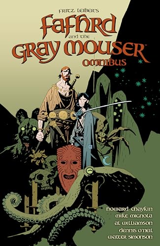 Book cover featuring two fantasy adventurers and monstrous figures.