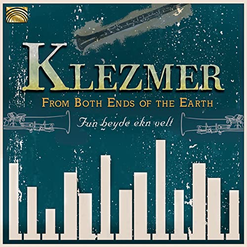 CD cover for "Klezmer: From Both Ends Of The Earth" with musical imagery.