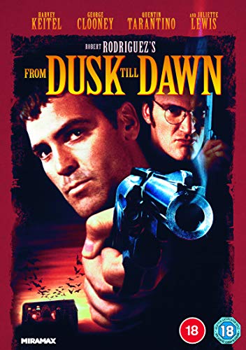 From Dusk Till Dawn" DVD cover with George Clooney and Harvey Keitel.