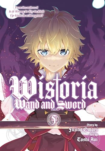 Manga cover featuring a blonde-haired male character against a purple magical background.