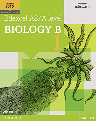 Edexcel Biology B Student Book 1 cover with an octopus image.