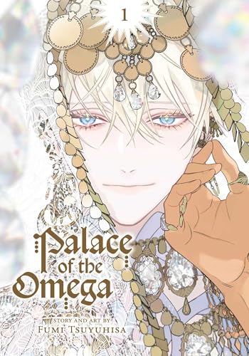 Book cover: blonde character with ornate jewelry and floral designs.