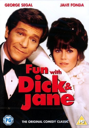 George Segal and Jane Fonda on the Fun with Dick and Jane DVD cover.