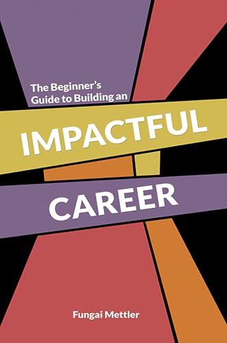 Book cover with geometric shapes and bold text: "Impactful Career".