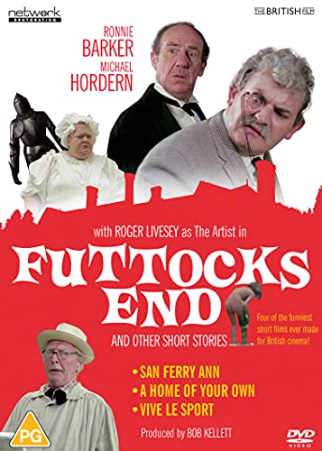 DVD cover for "Futtocks End," featuring actors Ronnie Barker and Michael Hordern.