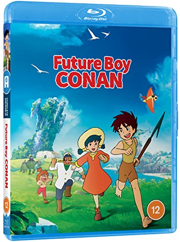 Future Boy Conan" Blu-ray cover featuring anime characters in a landscape.