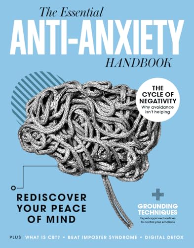 Book cover with tangled rope shaped like a brain, blue background.