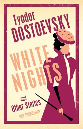 Book cover featuring a woman in a purple dress and hat holding a cane.
