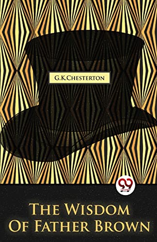 Book cover with a black top hat and geometric gold pattern.