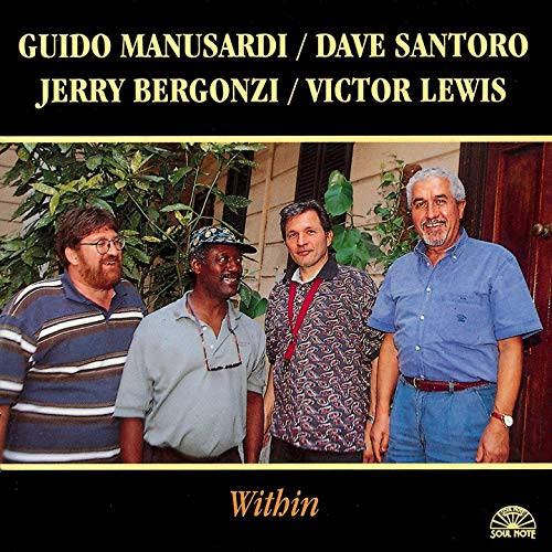 CD cover featuring four men, including jazz musicians Guido Manusardi and Dave Santoro.