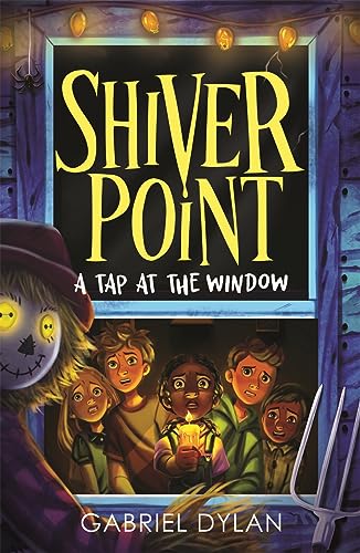 Book cover: "Shiver Point" with children looking scared at a window.