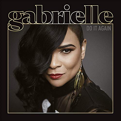 Gabrielle album cover: portrait of a woman with dark, curly hair.