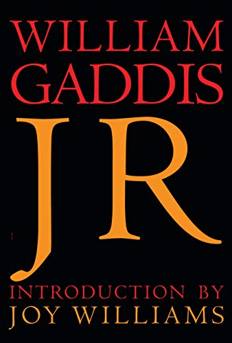 Black book cover with large orange letters "JR" and author's name.