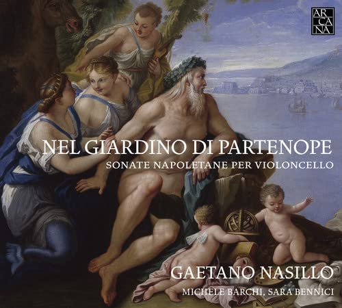 CD cover: Renaissance painting of figures with Naples in the background.