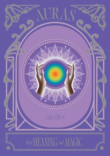 Book cover with hands holding a rainbow-colored aura within a circular design.
