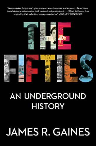 Book cover for “The Fifties: An Underground History” with collage imagery.
