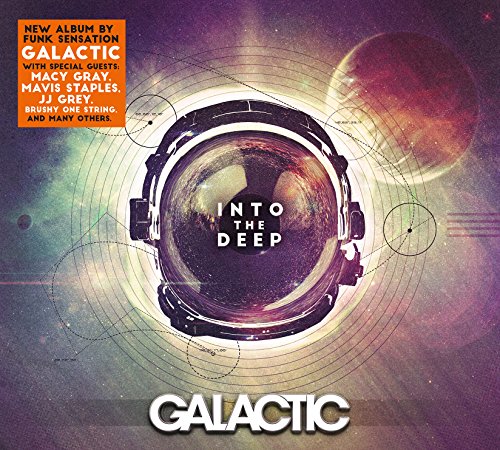 Album cover featuring a space helmet reflecting a nebula with the title Into The Deep.