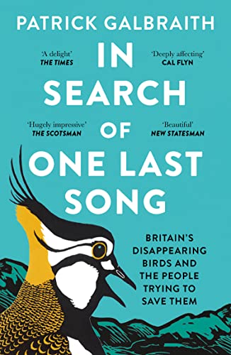 Book cover with title text and an illustration of a lapwing bird.