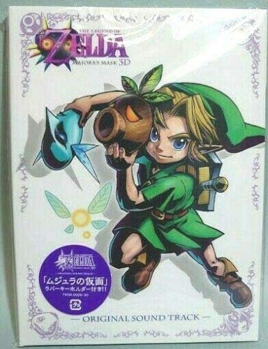 CD case for “Legend of Zelda: Majora’s Mask 3D” soundtrack featuring Link.