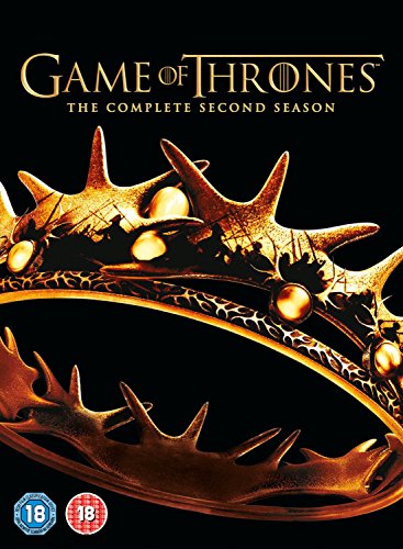 Game of Thrones Season 2 DVD cover featuring the Iron Throne.