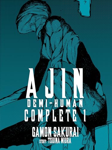 Cover art for Ajin: Demi-Human Complete 1 featuring a dark, stylized figure on teal.