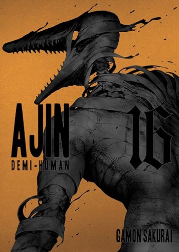 Cover of Ajin: Demi-Human Vol. 16, featuring a monstrous, bandaged figure.