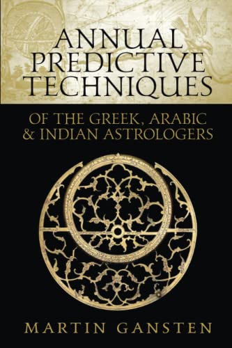 Book cover: "Annual Predictive Techniques" with ornate gold and black design.