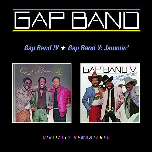 CD cover art featuring two Gap Band album photos against a black background.