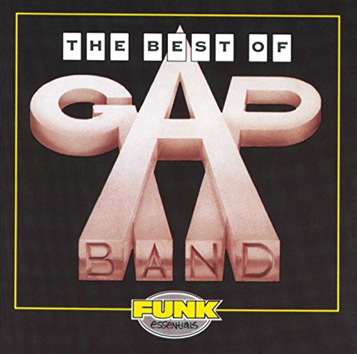 CD cover for The Gap Band’s “The Best Of” album, black background.