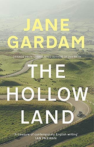Book cover: rolling green hills with a winding road, bold yellow text.