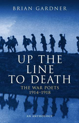 Book cover with war poetry anthology title and WWI-era imagery or simple design elements.