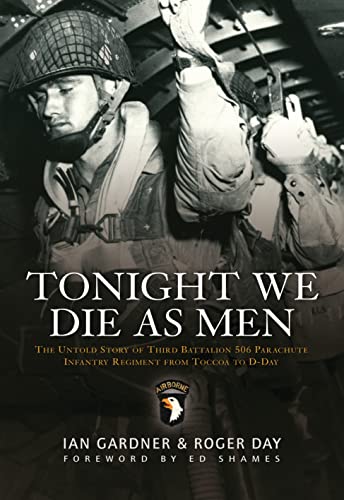 Book cover depicting a WWII paratrooper inside a plane, preparing to jump.