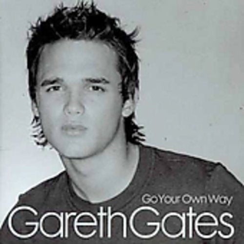 Black and white portrait of Gareth Gates with album title text.