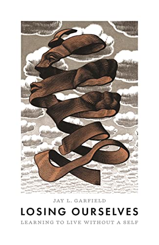 Book cover with swirling brown ribbons against a cloudy sky.