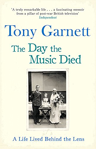 Book cover featuring a black and white wedding photo and blue text.