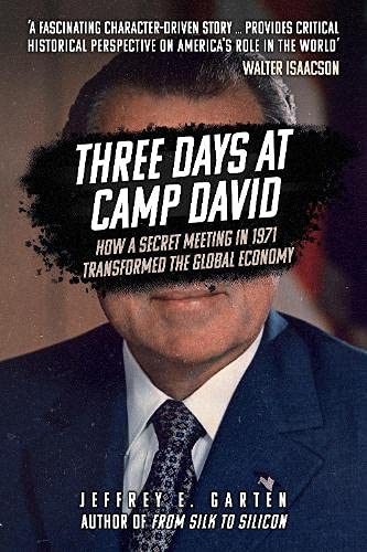 Book cover featuring Richard Nixon, title “Three Days at Camp David.”