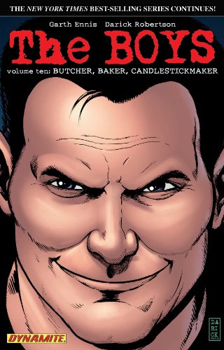 Comic book cover featuring a close-up of a menacing man’s face.