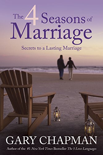 Book cover for The 4 Seasons of Marriage showing a couple walking on a beach.