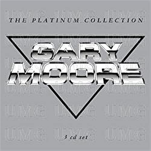 Gary Moore’s “The Platinum Collection” 3-CD set album cover.