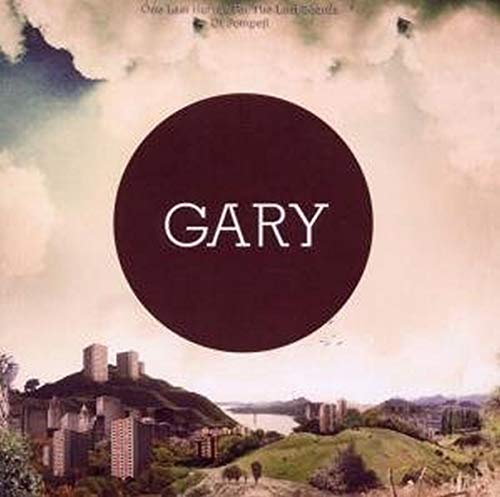 CD cover for Gary’s “One Last Hurrah,” featuring a dark circle and landscape.