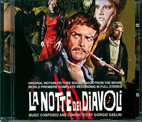 CD cover for "La Notte Dei Diavoli" featuring dramatic film portraits.