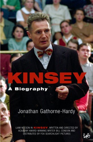 Movie poster for “Kinsey: A Biography” featuring Liam Neeson as Alfred Kinsey.