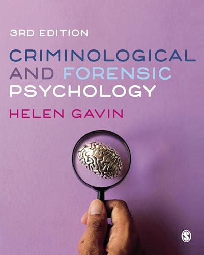 Book cover for "Criminological and Forensic Psychology" with a brain image.