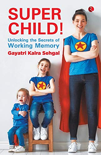 Book cover with a woman and two children in superhero attire.