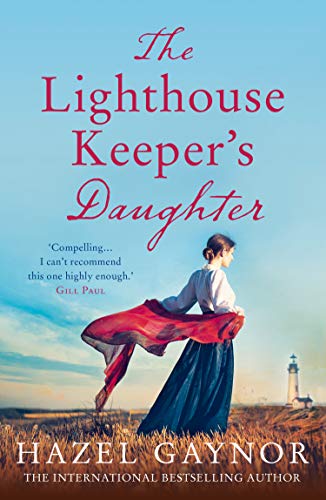 Book cover: woman in field looking towards a distant lighthouse.