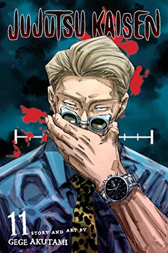 Comic book cover with man covering mouth and blood splatters in background.